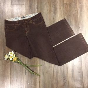 Prana Chocolate Brown Corduroys